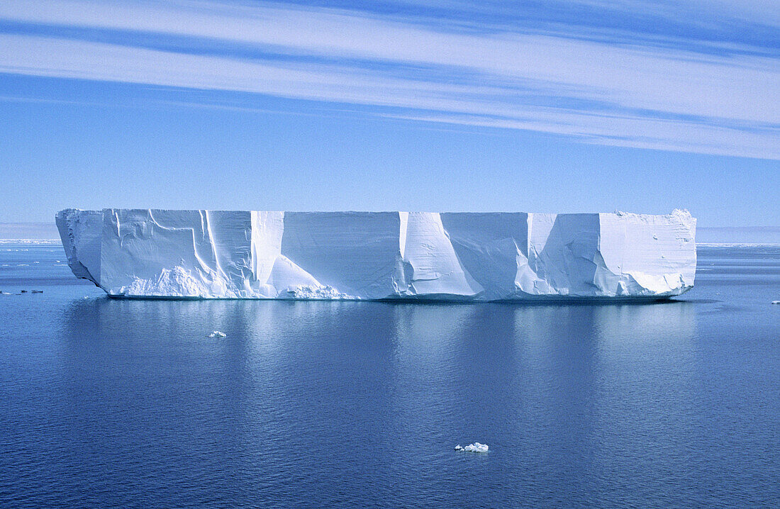 Iceberg floating in the Ross Sea, Antarctica