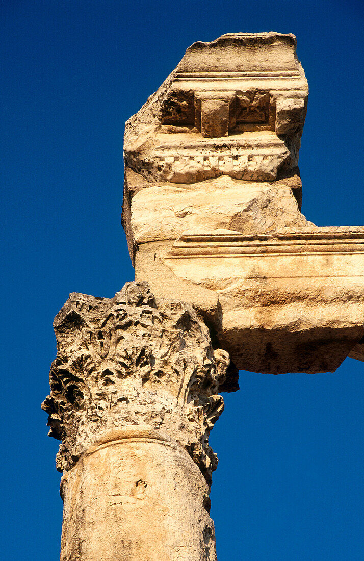 Ruins of Apamea (founded 2nd century B.C., rebuilt after earthquake 115 B.C.). Syria