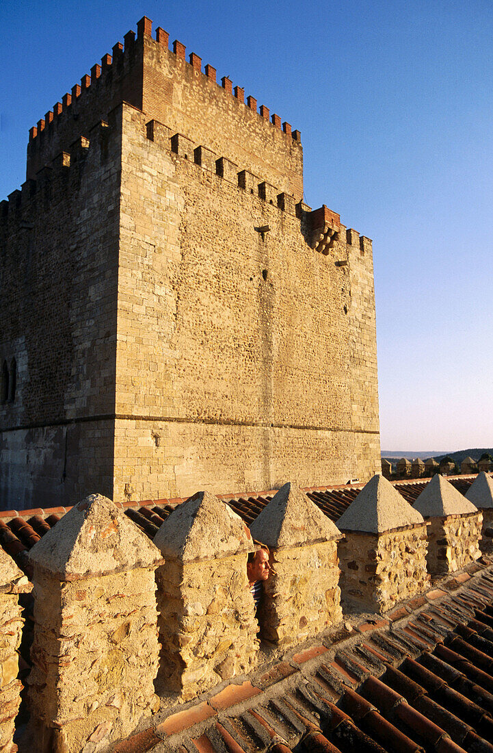 Parador (state-run hotel), old castle. Ciudad Rodrigo. Salamanca province, Spain