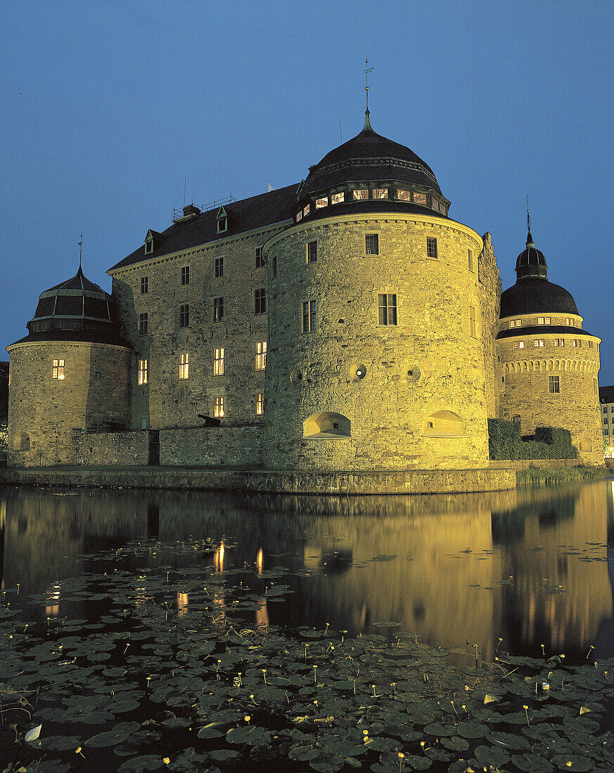 Örebro Castle in Örebro. Närke province. Sweden