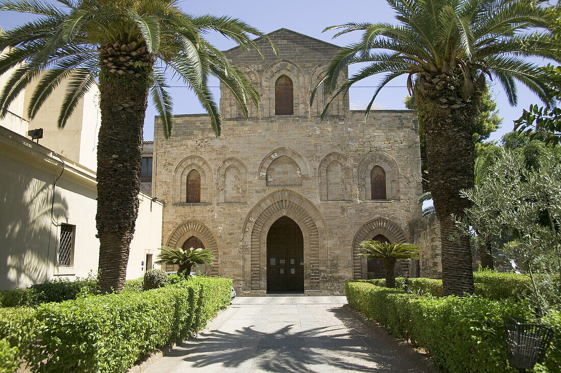 La Magione church (1191) -Norman architecture-, Palermo. Sicily, Italy