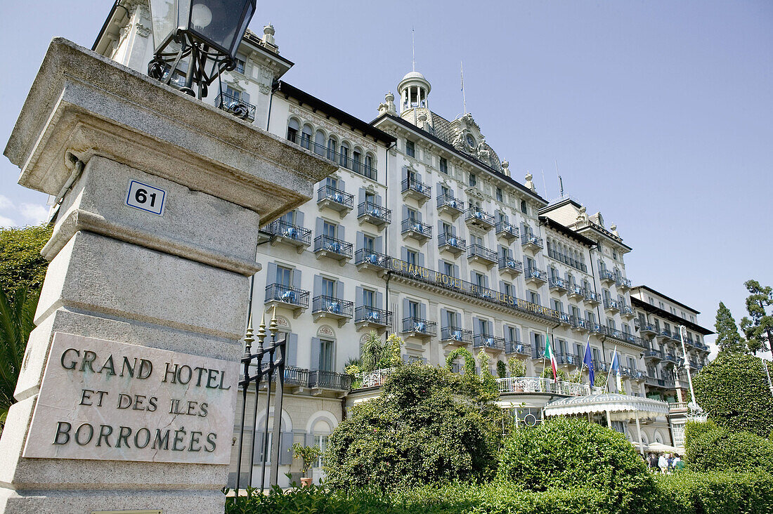 Grand Hotel Des Iles Borromees. Stresa, Piedmont, Italy