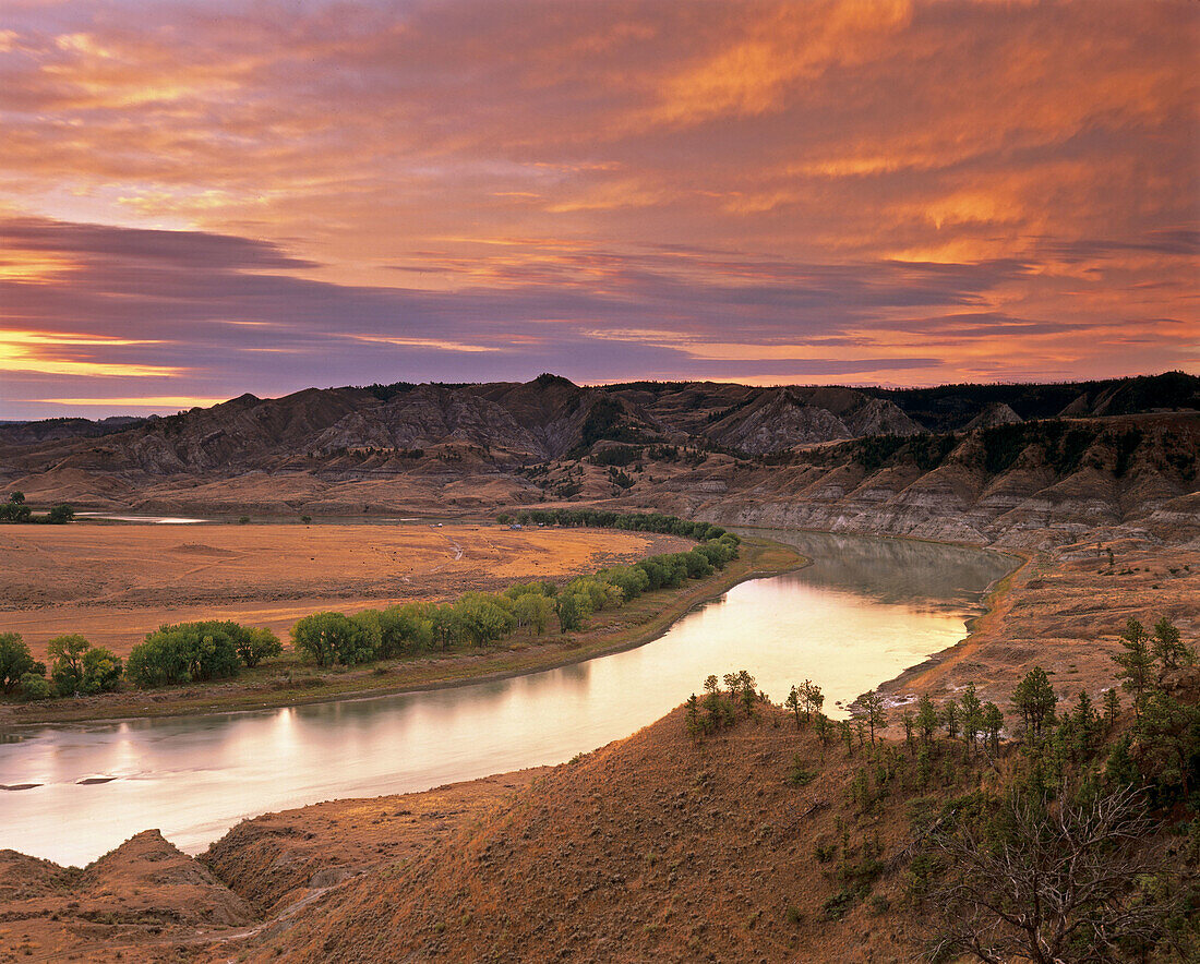 Upper Missouri River, Missouri Breaks National Monument, Blaine County, Northern Montana, USA