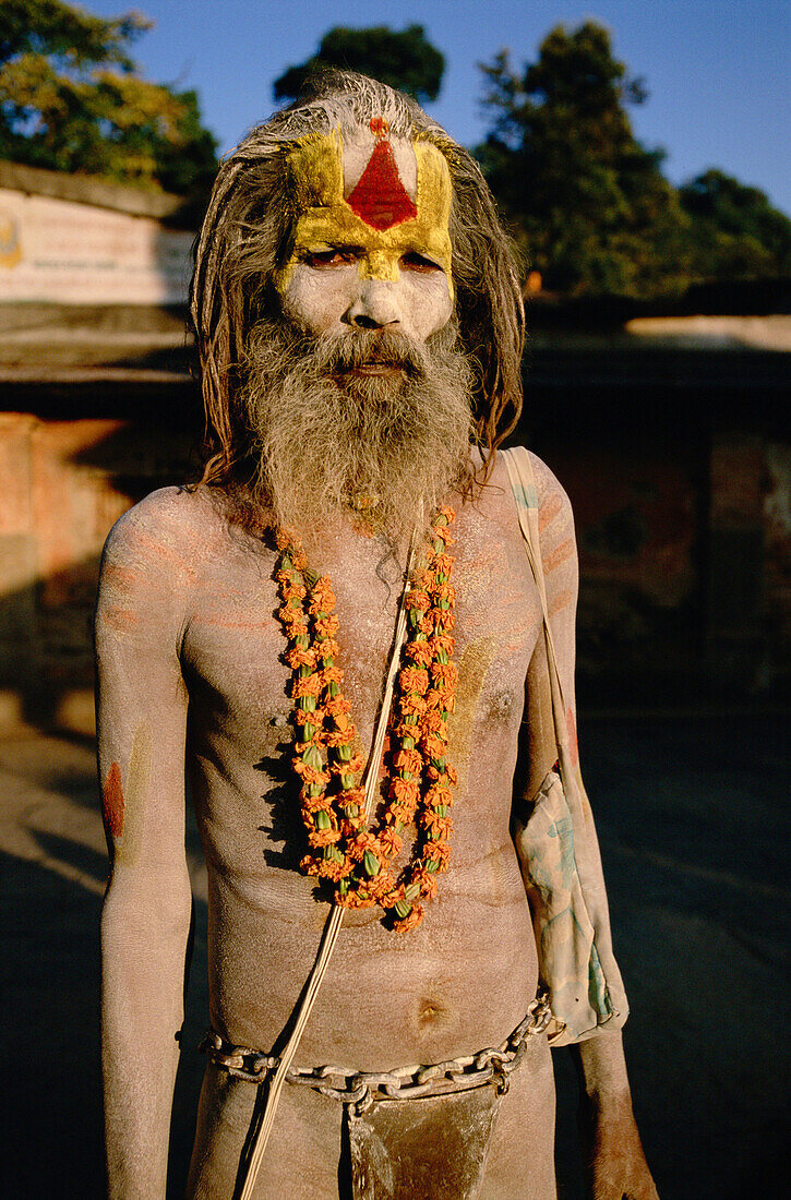 Sadhu (Holy man), Pashupatinath temple. Kathmandu. Nepal