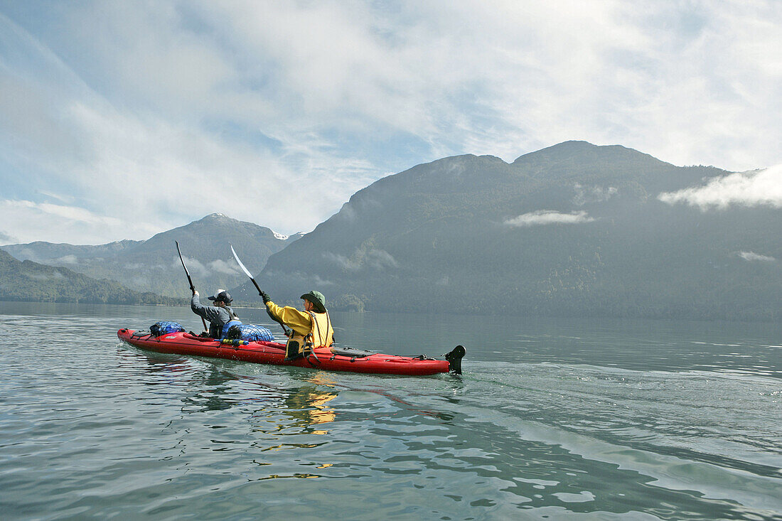 Kayak. Sea. Chile.