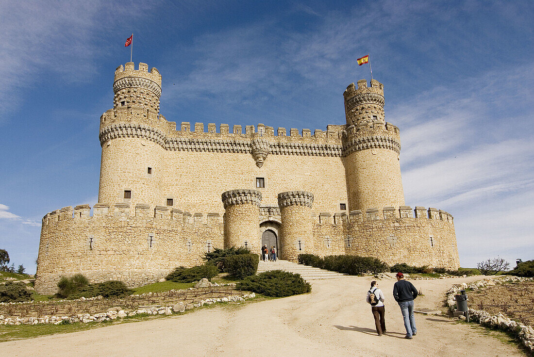 Castle. Manzanares el Real. Madrid province. Spain.