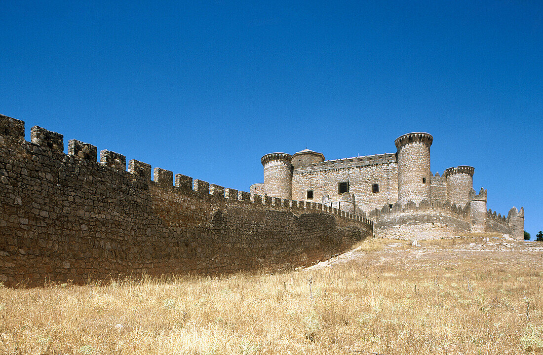 Belmonte castle (15th century). Cuenca province, Spain