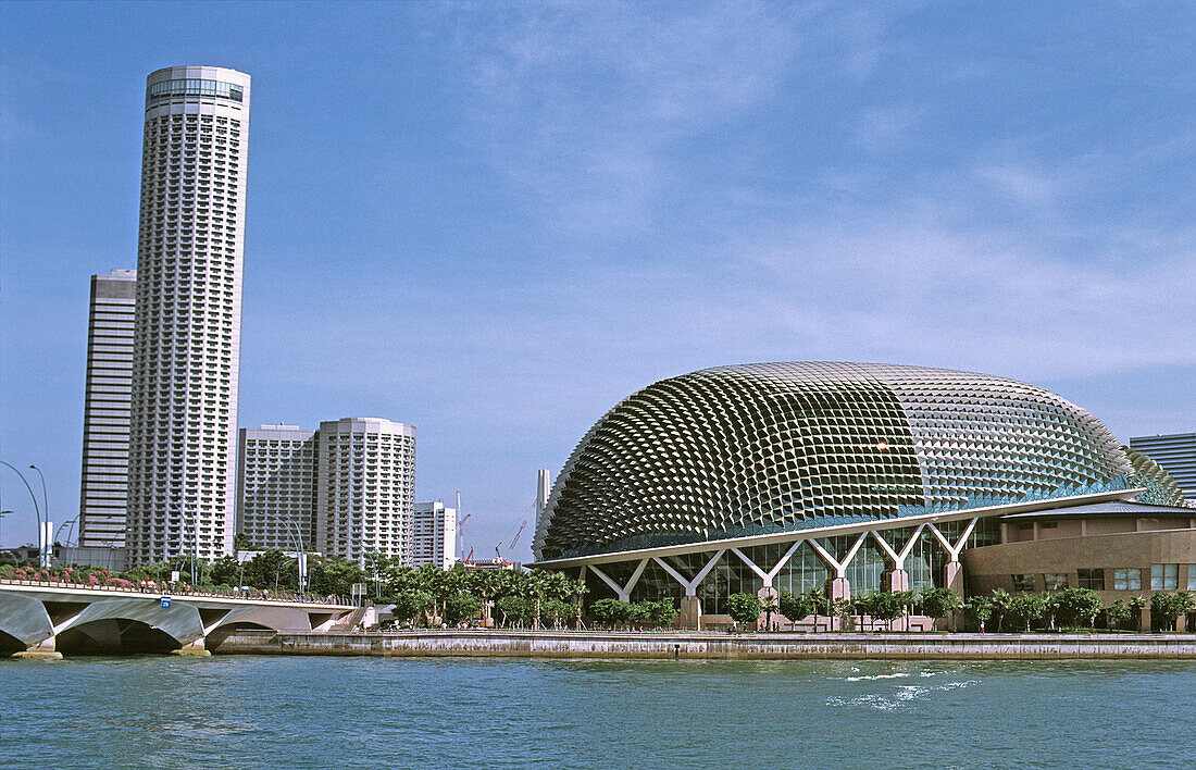 River view of the Esplanade. Singapore