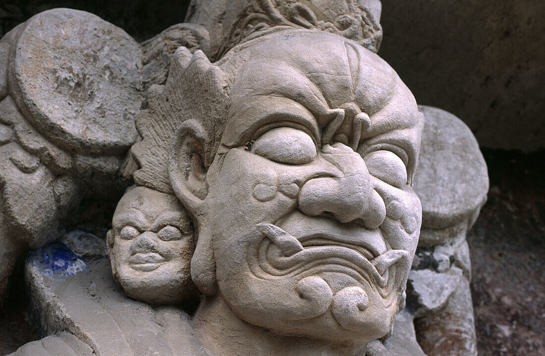 Grottoes in Dazu, Chongqing, China.