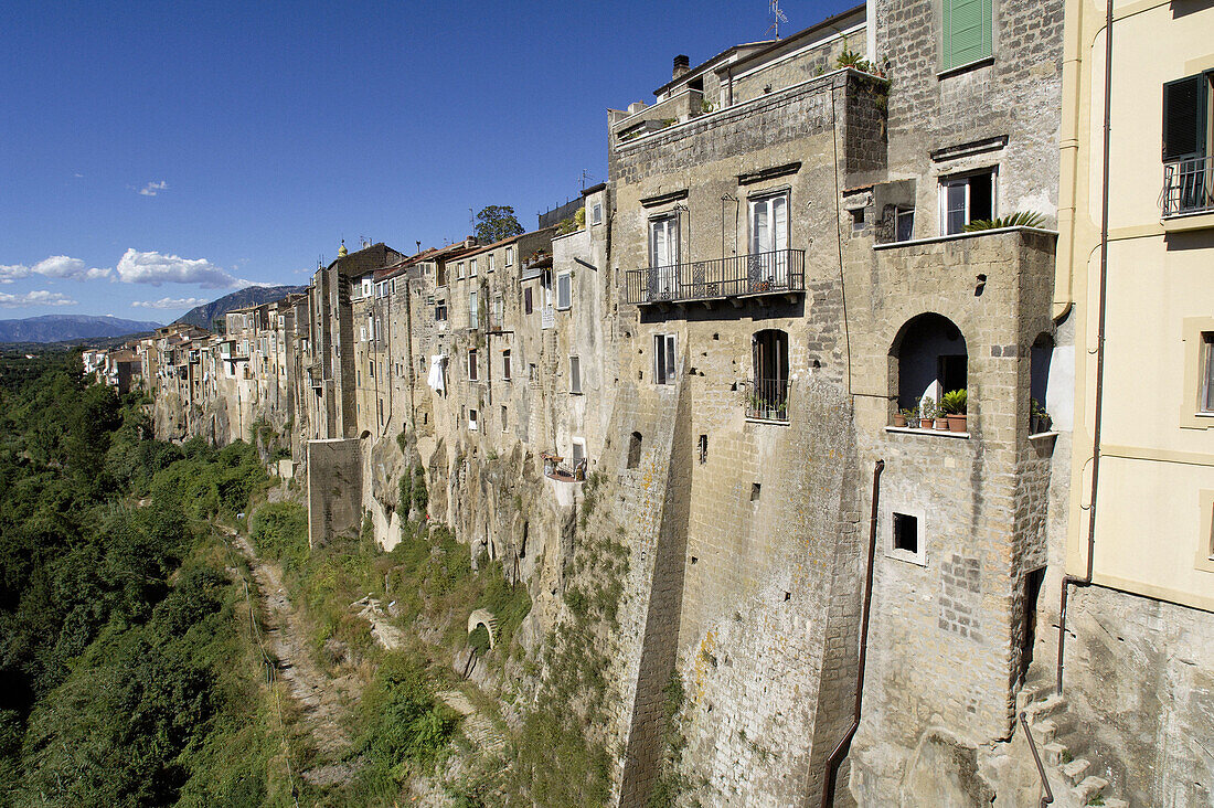 Landscape of SantAgata dei Goti village. Benevento, Campania, Italy