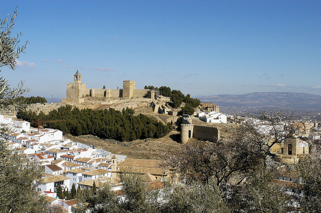 Antequeras Papabellotas castle, XII-XVI Century. Malaga province. Andalucia. Spain