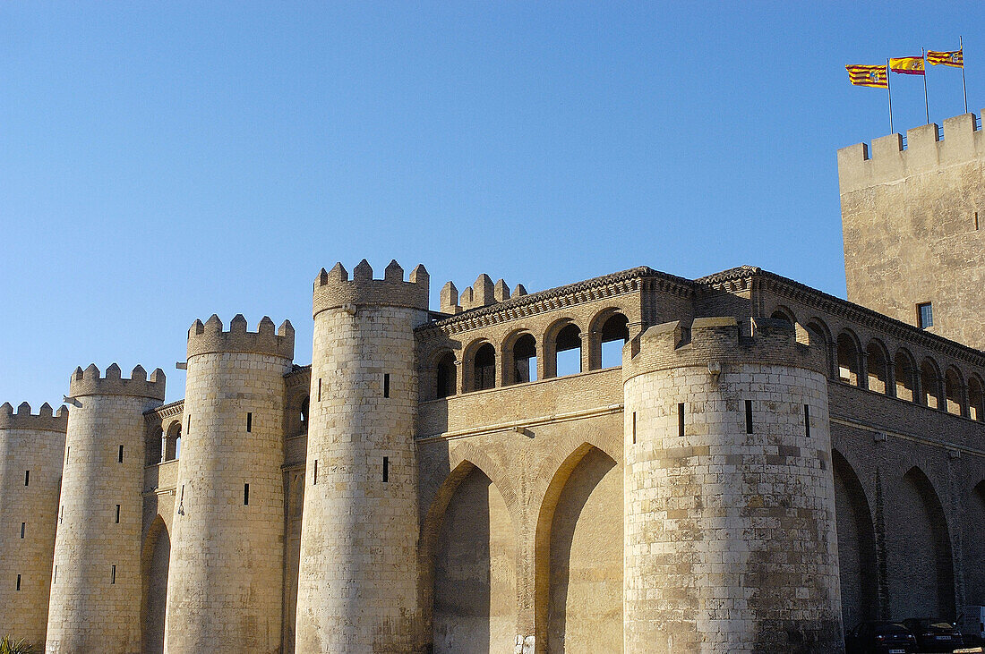 Palacio de la Aljafería. Zaragoza. Aragón, Spain