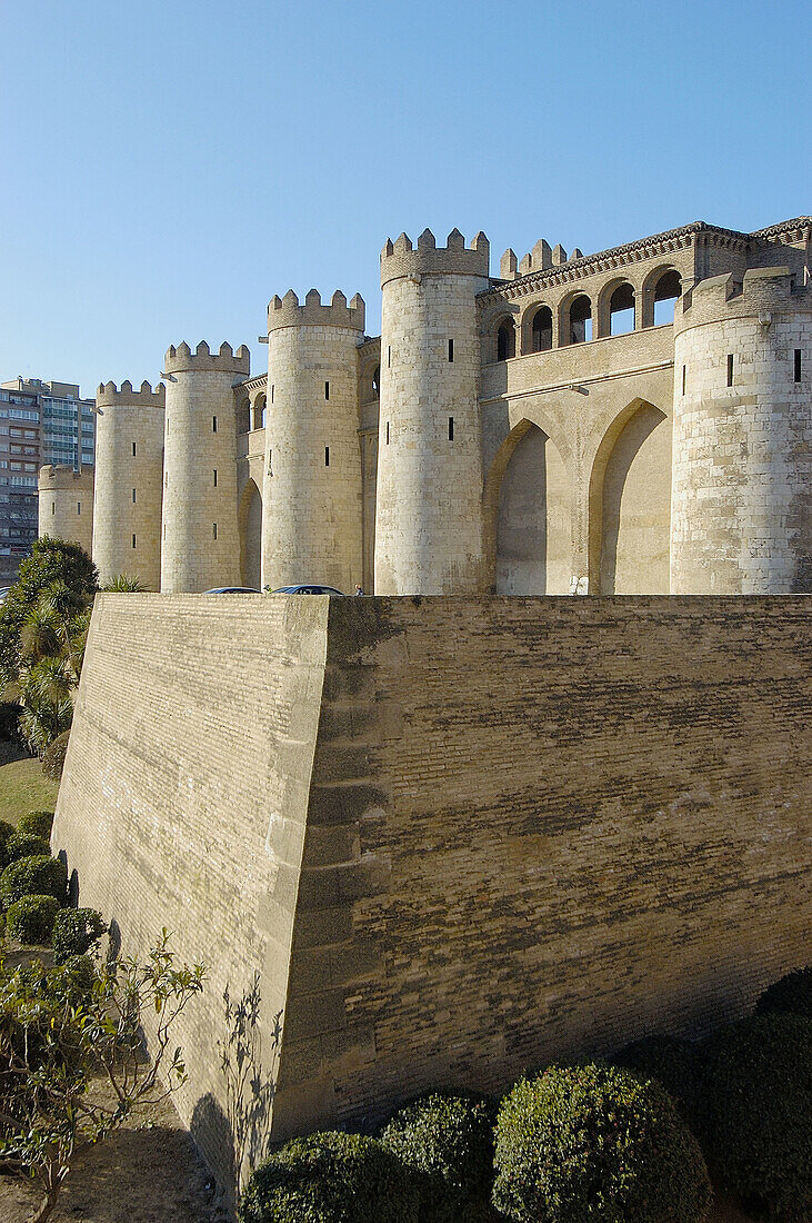 Palacio de la Aljafería. Zaragoza. Aragón, Spain