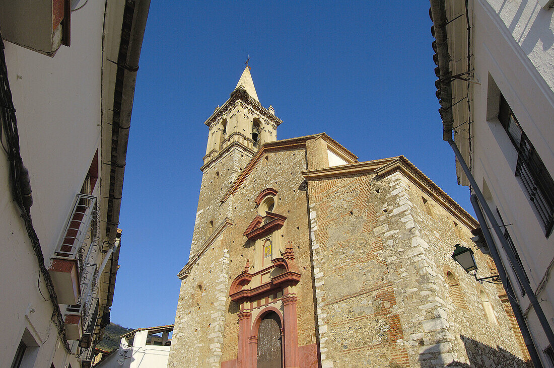St. Marks church (17th-18th century), Alájar, Sierra de Aracena y Picos de Aroche Natural Park. Huelva province, Andalusia, Spain