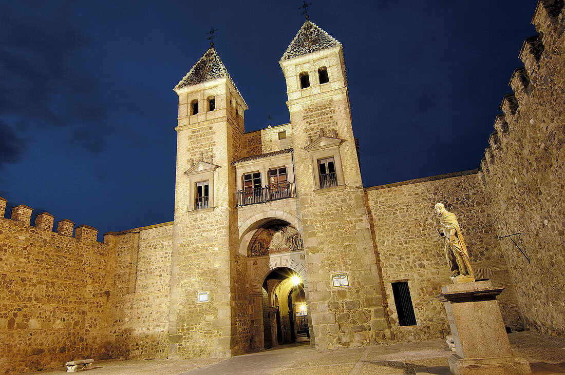 Bisagra Gate (1550), Carlos V. Toledo. Castilla La Mancha. Spain.