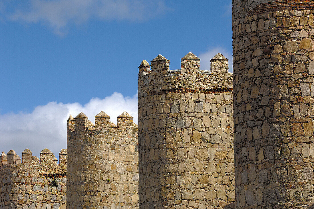 Ávila city walls. Castilla-León, Spain