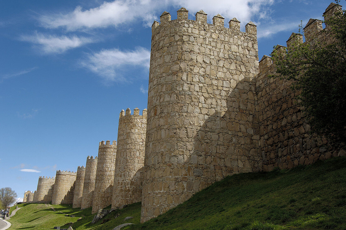 Ávila city walls. Castilla-León, Spain