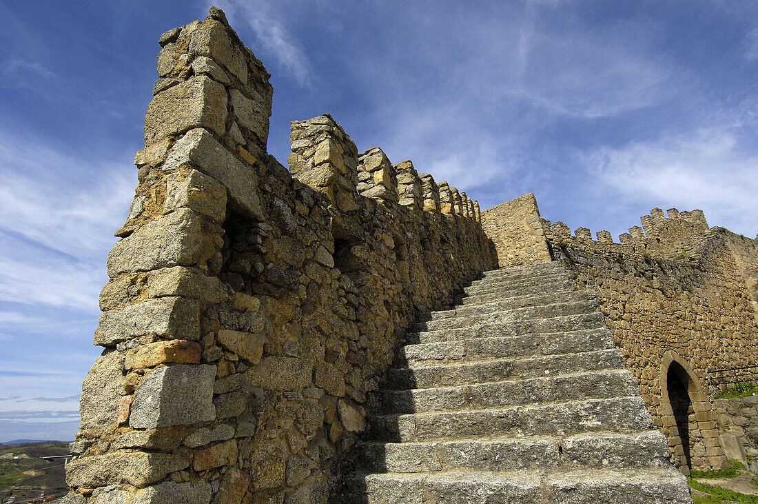 Walls, Bejar. Salamanca province, Castilla-Leon, Spain