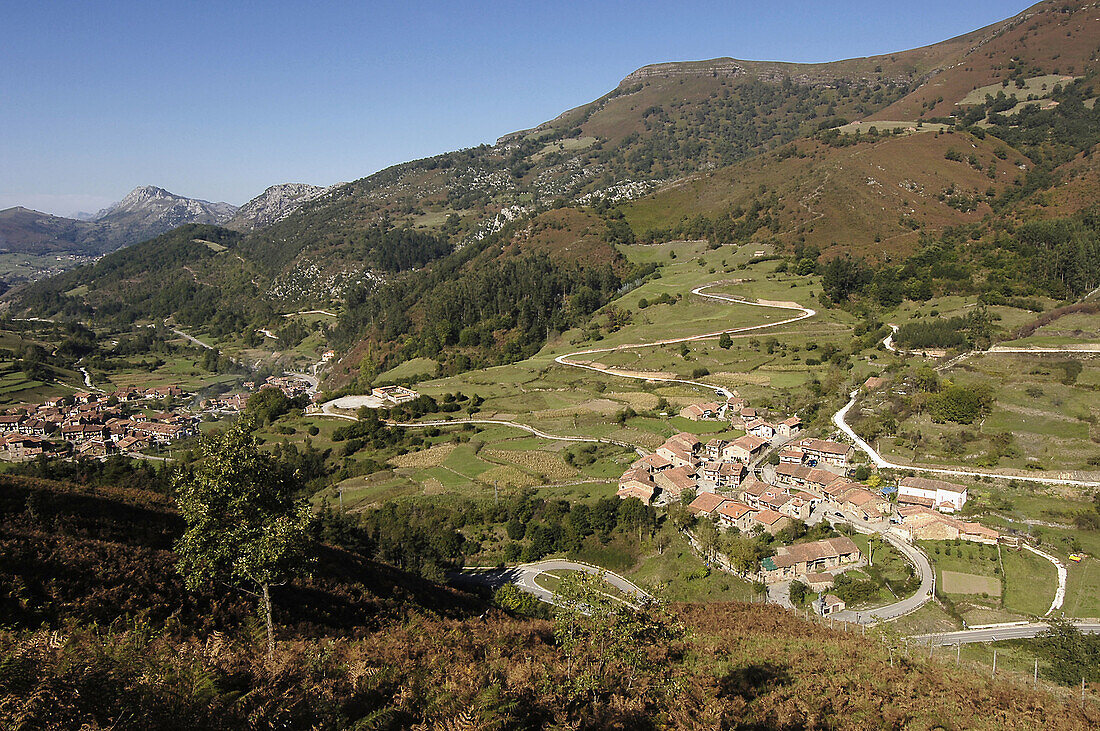Carmona village. Cabuerniga Valley, Cantabria, Spain