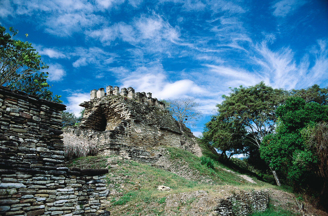 Maya ruins. Toniná. Mexico