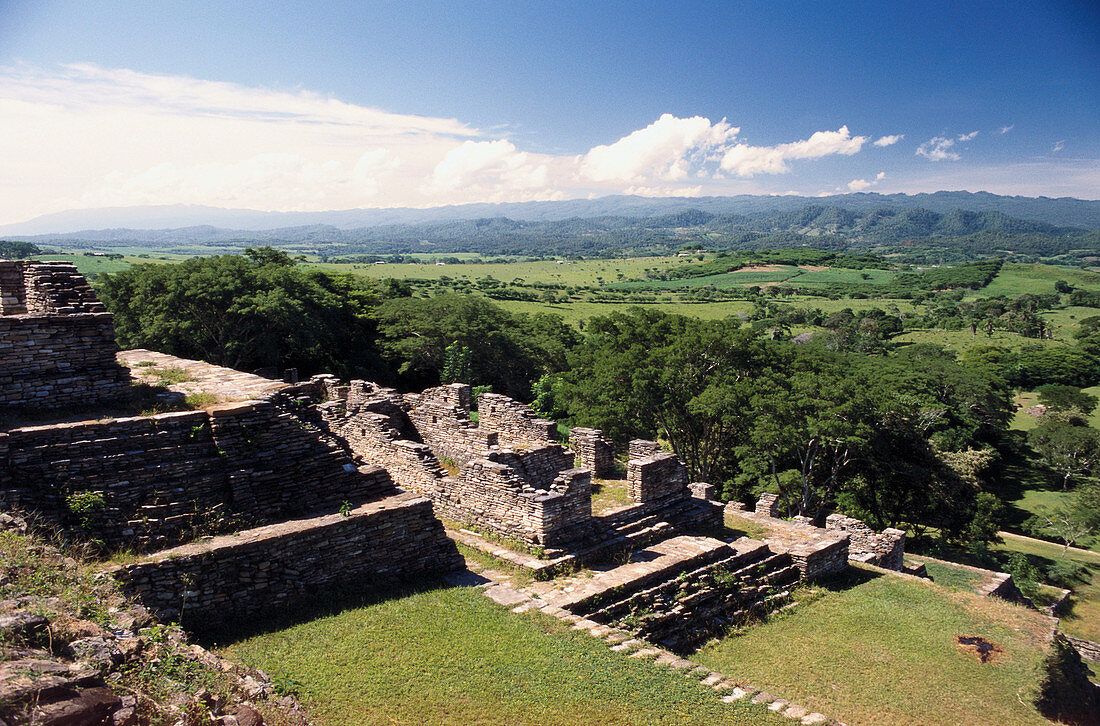 Maya ruins. Toniná. Mexico