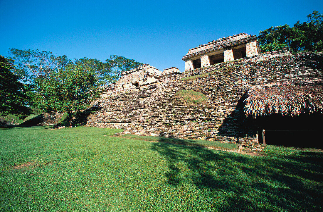 Palenque Mayan archaelogical site, North Group (Group VIII). Chiapas province. Mexico