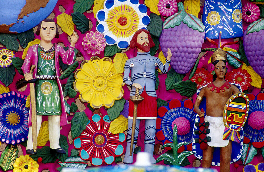 Figures, Día de los Muertos holiday. Mexico