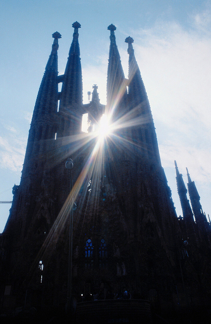 Sagrada Familia temple by Gaudí, Barcelona. Catalonia, Spain