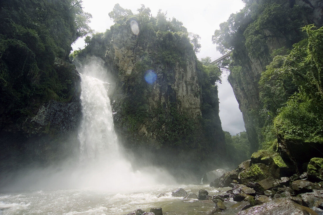 Texolo waterfall, Xico. Veracruz, Mexico