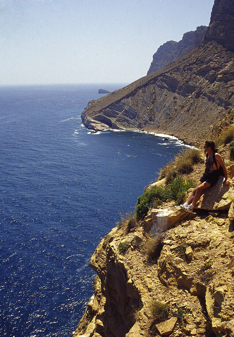 Cliffs, Serra Gelada Natural Park. Alicante province, Comunidad Valenciana, Spain