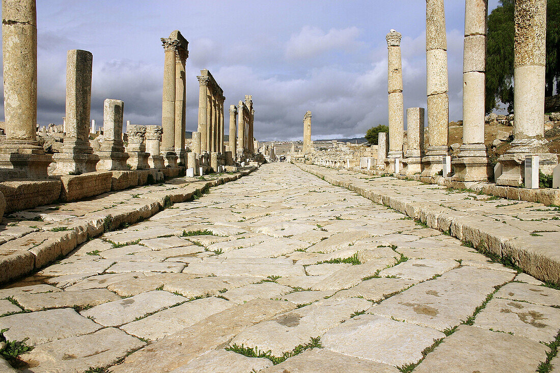 The Street of Columns, Main Street, Jerash, Jordan