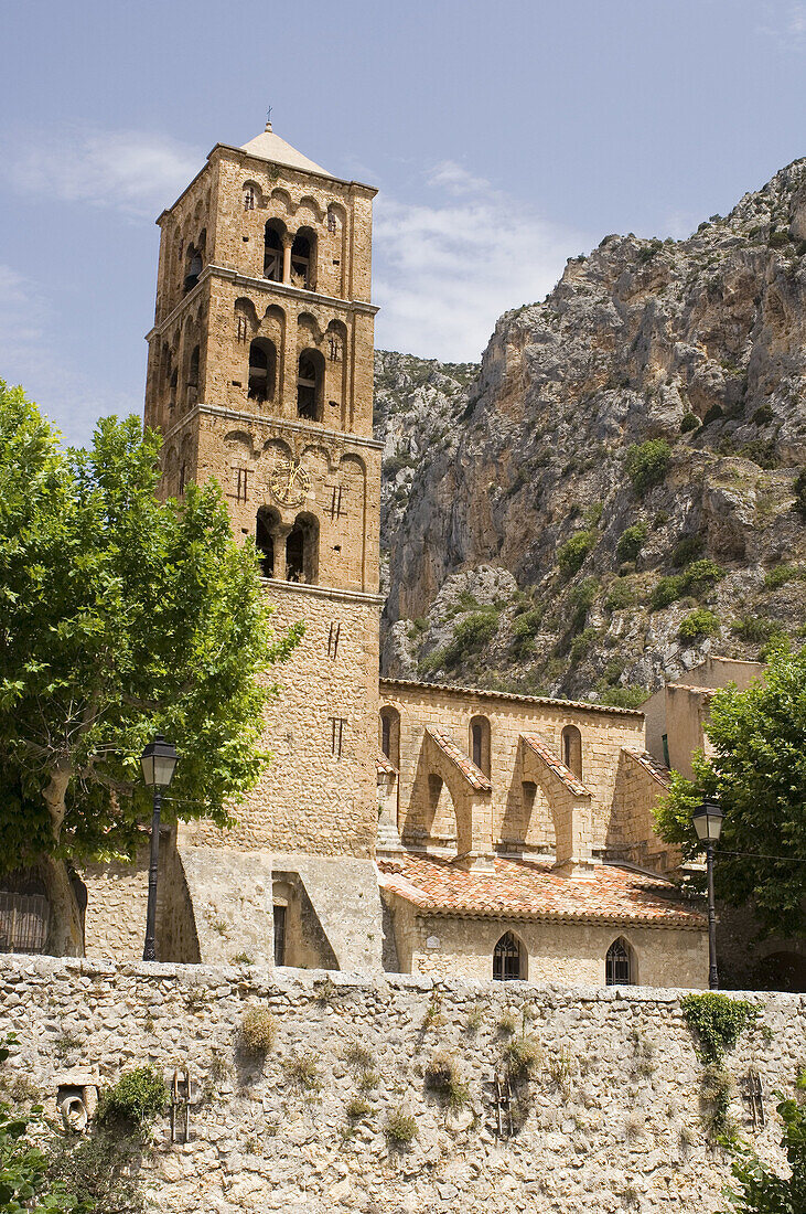 Monastery. Moustiers-Sainte-Marie. Alpes de Haute-Provence, Provence, France
