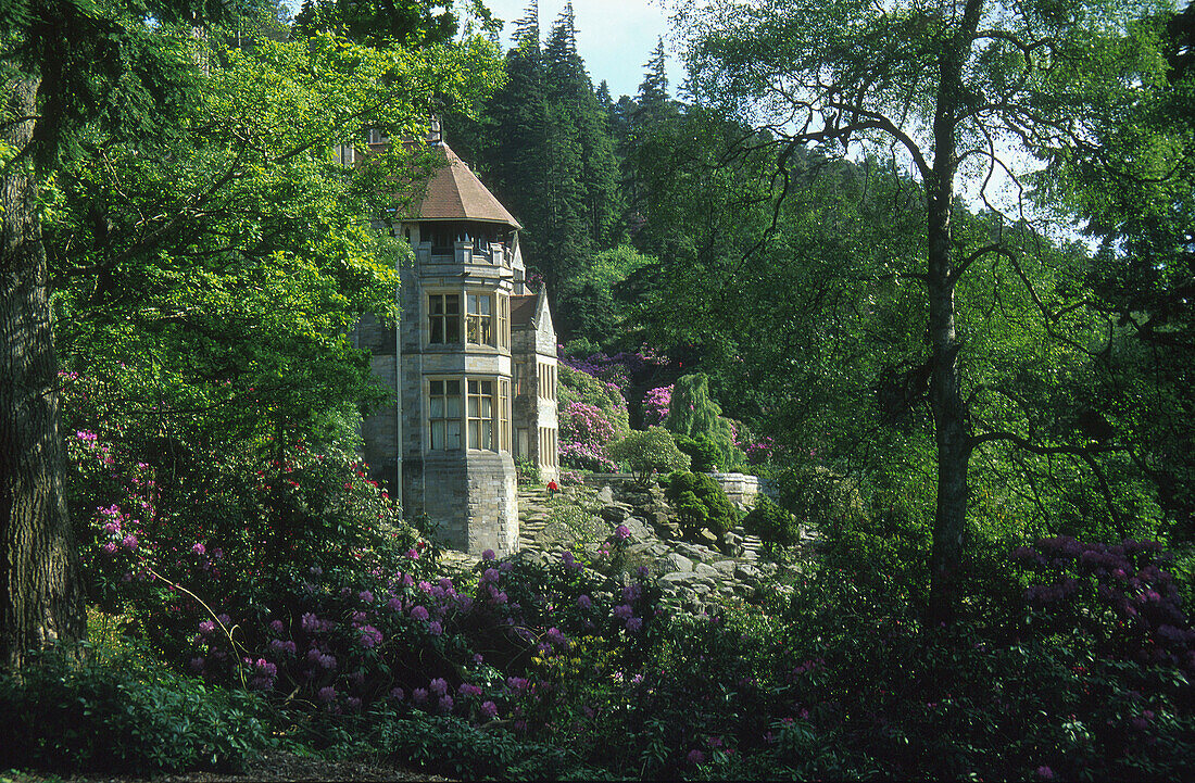 Cragside House and garden, Rothbury, Northumberland, England