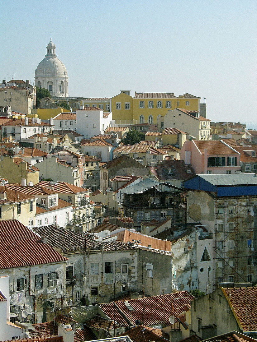 Alfama neighbourhood. Lisbon. Portugal. (Sept. 2003)