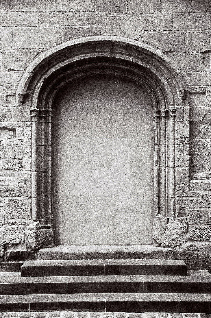 Wall Church Donosti. Basque Country. Spain.