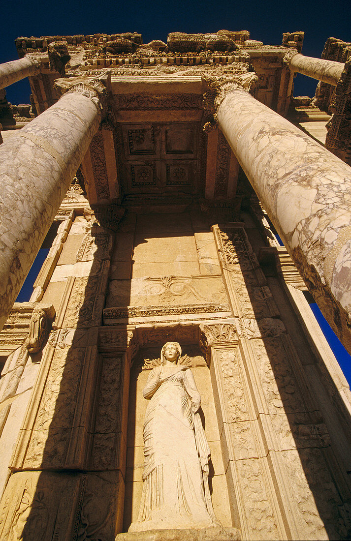 Library of Celsus, ruins of Ephesus. Turkey