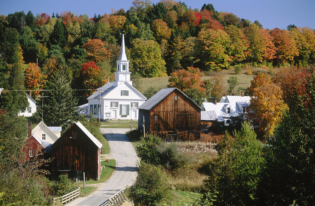 Autumn in Vermont, USA