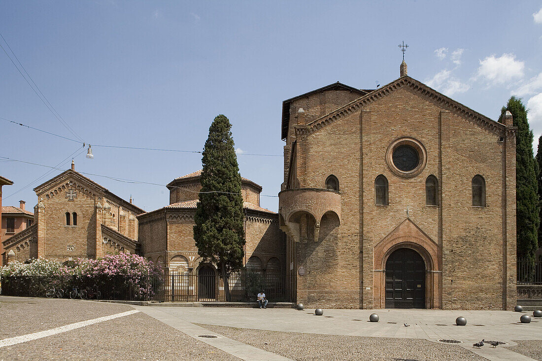 Church complex of Santo Stefano, Bologna. Emilia-Romagna, Italy