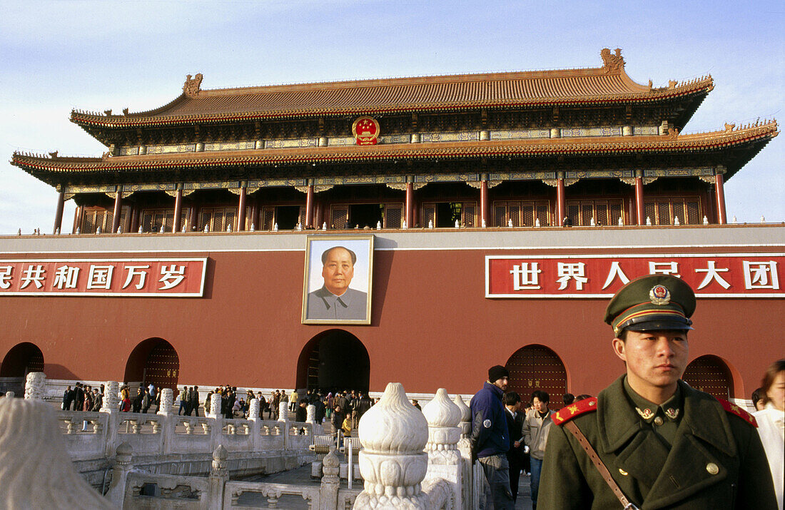 Tiananmen square. Pekin. China.