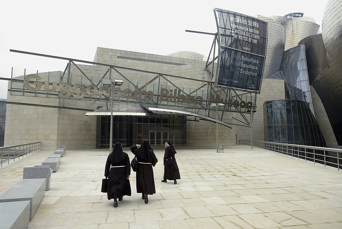 Guggenheim Museum, by F.O. Gehry. Bilbao. Biscay. Euskadi. Spain