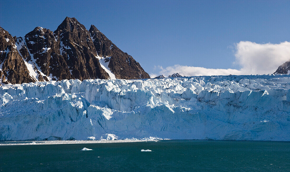 Monaco Gletscher, Liefdefjorden, Spitzbergen, Norwegen