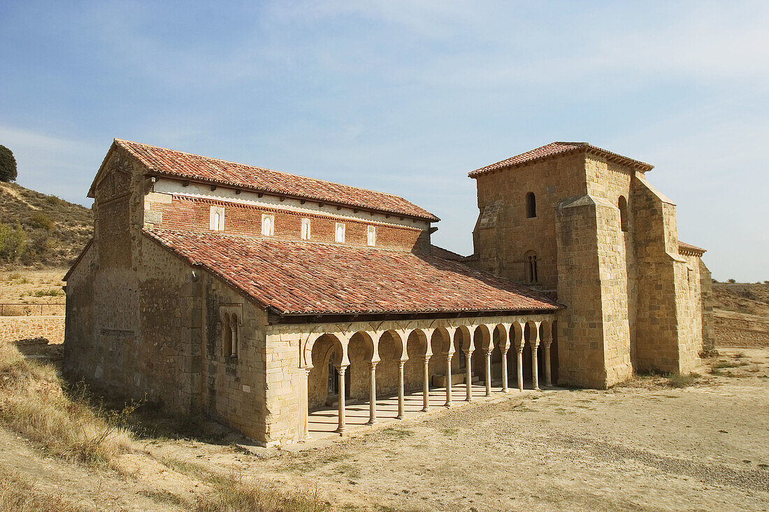 San Miguel de Escalada (Xth century) mozarabic monastery, Mansilla de las Mulas. León province, Castilla-León, Spain