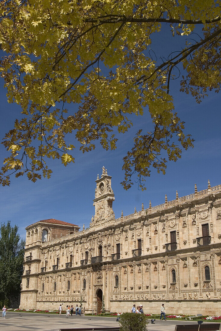 Monasterio de San Marcos (S. XVI), now Parador Nacional, Hostal San Marcos, León, Camino de Santiago, Castilla y León, Spain.