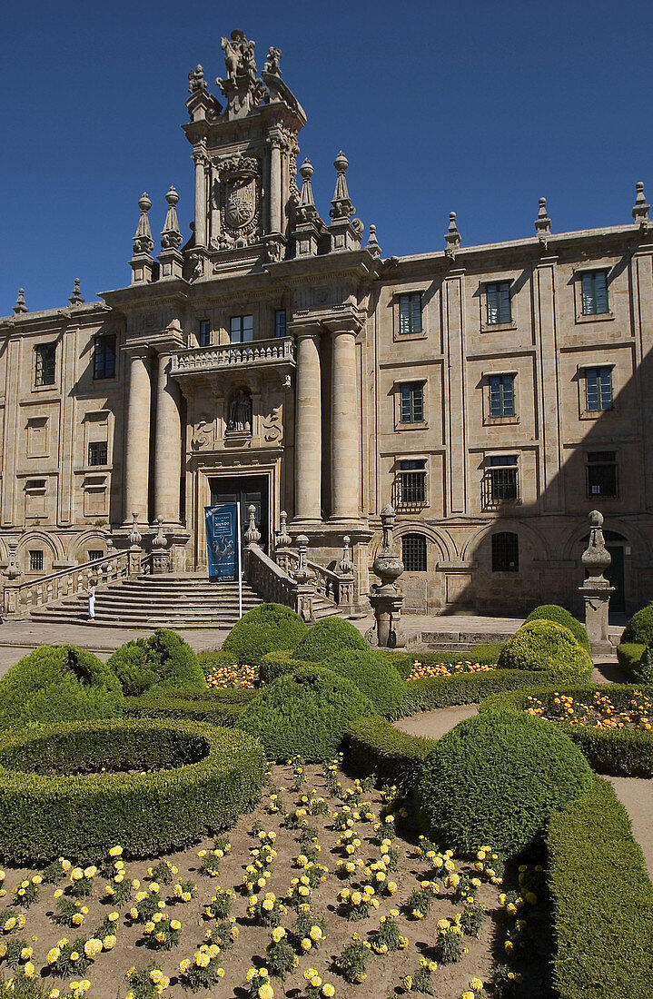 Benedictine monastery of San Martin Pinario (16th-18th century), Santiago de Compostela. La Coruña province, Galicia, Spain