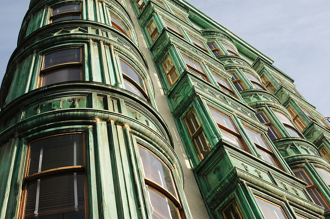 Victorian building in San Francisco. California. USA.
