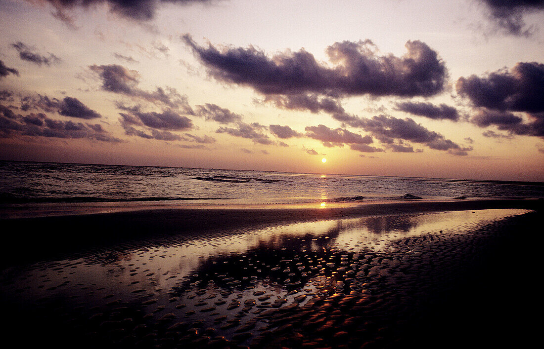 Sunrise. Galveston Island. Gulf Coast. Texas State. USA