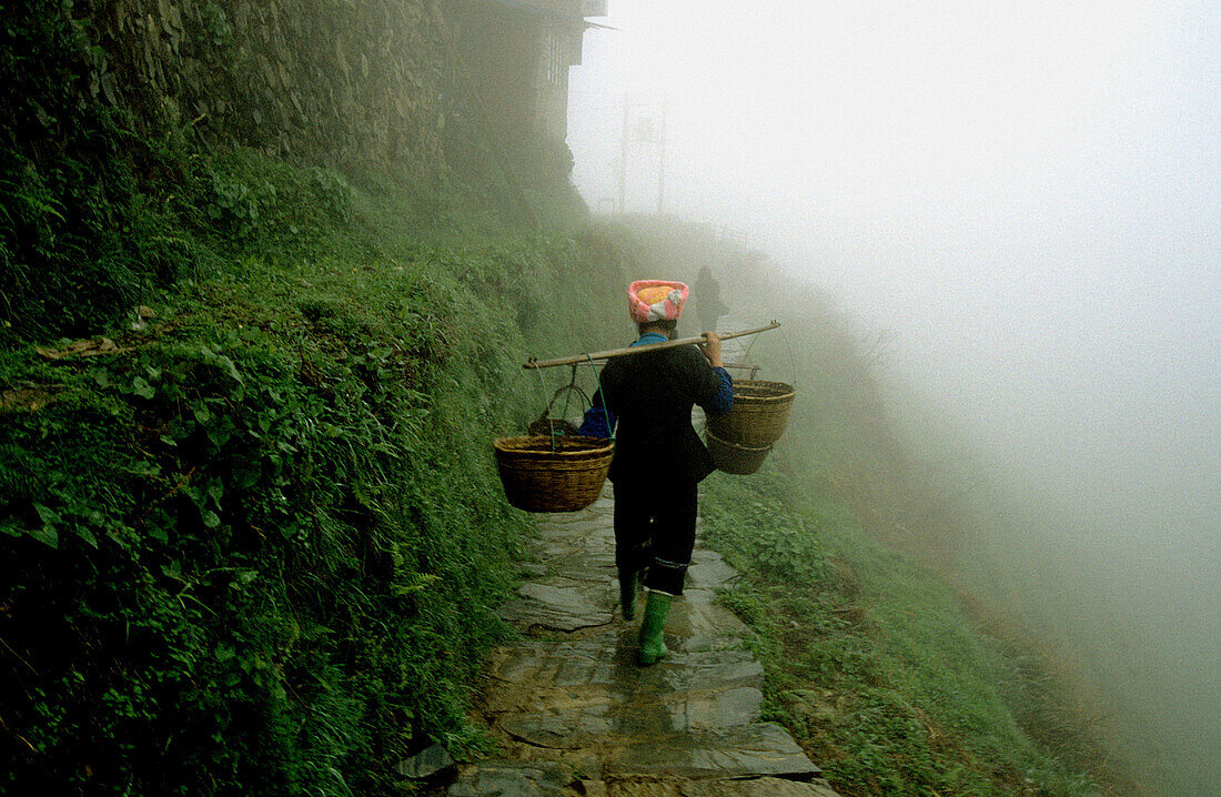Yao Woman. Longshen. Guangxi Province. China