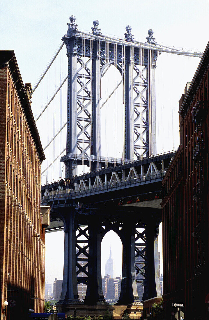 Manhattan Bridge. Brooklyn. New York City. United States