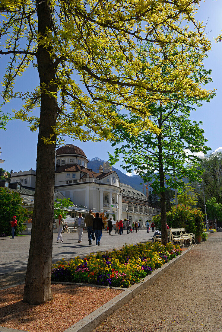 Kurpark von Meran, Vinschgau, Südtirol, Italien