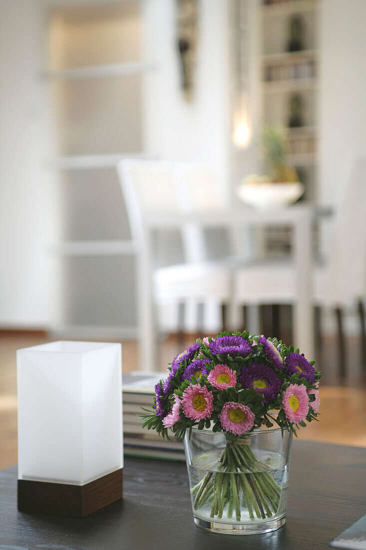 Vase of flowers in the living room, Decoration, Home, Styling
